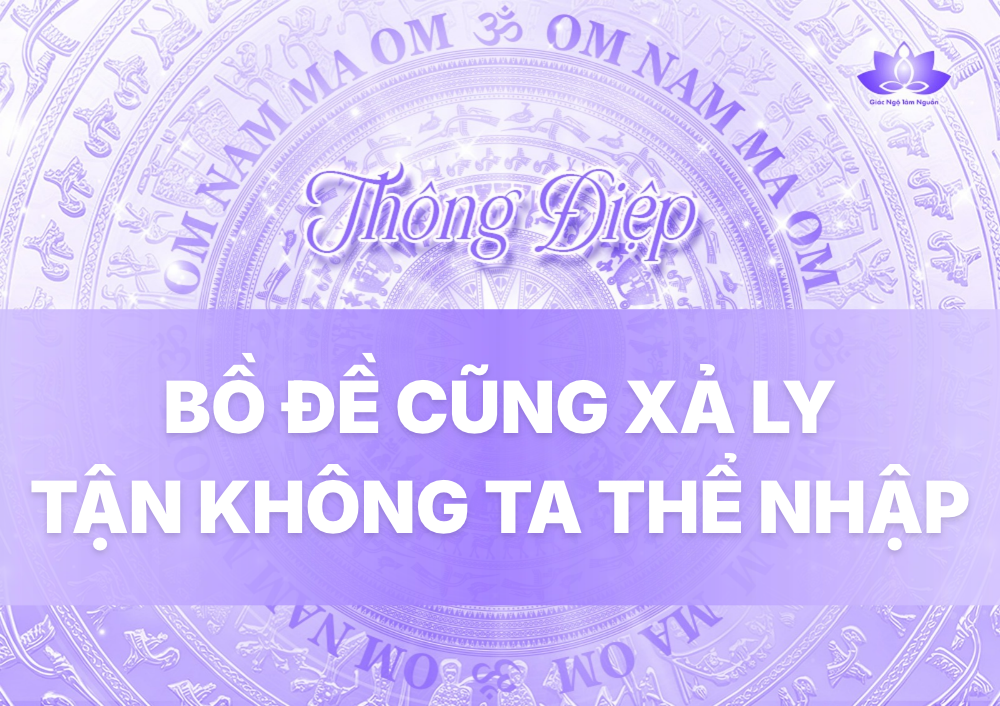 BỒ ĐỀ CŨNG XẢ LY, TẬN KHÔNG TA THỂ NHẬP
