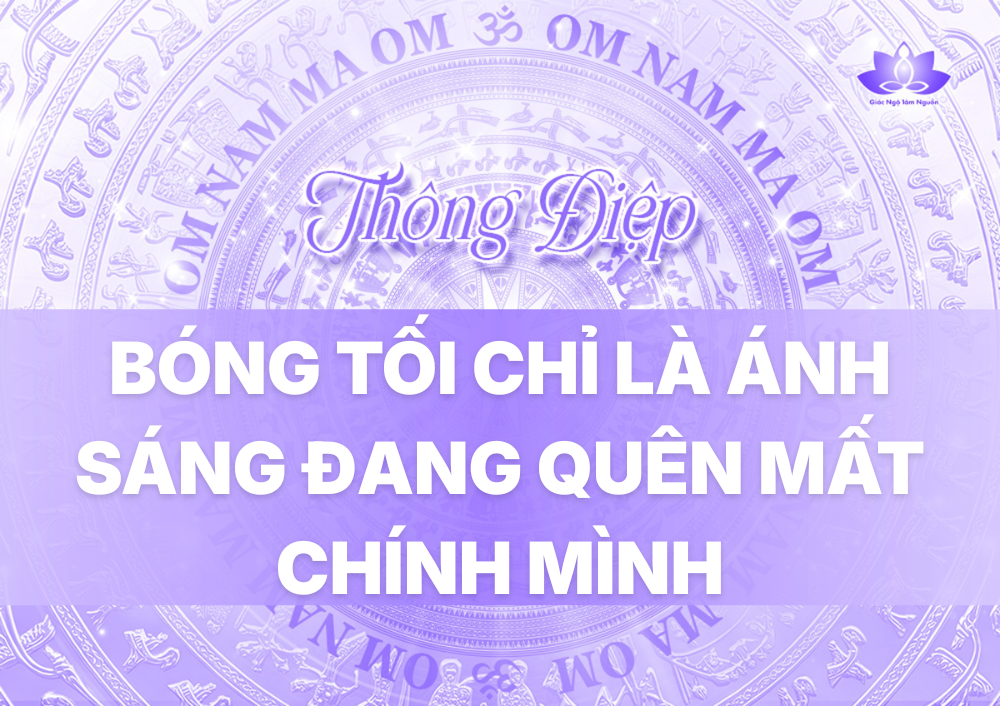 BÓNG TỐI CHỈ LÀ ÁNH SÁNG ĐANG QUÊN MẤT CHÍNH MÌNH