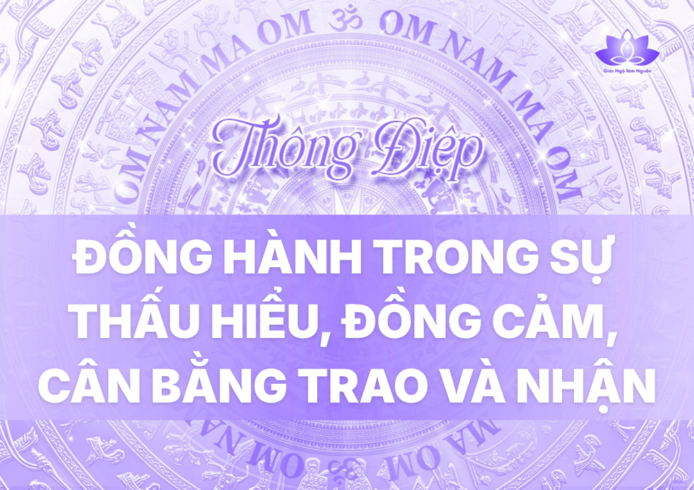 ĐỒNG HÀNH TRONG SỰ THẤU HIỂU, ĐỒNG CẢM, CÂN BẰNG TRAO VÀ NHẬN